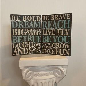 Motivational Wall Art with Bold Text